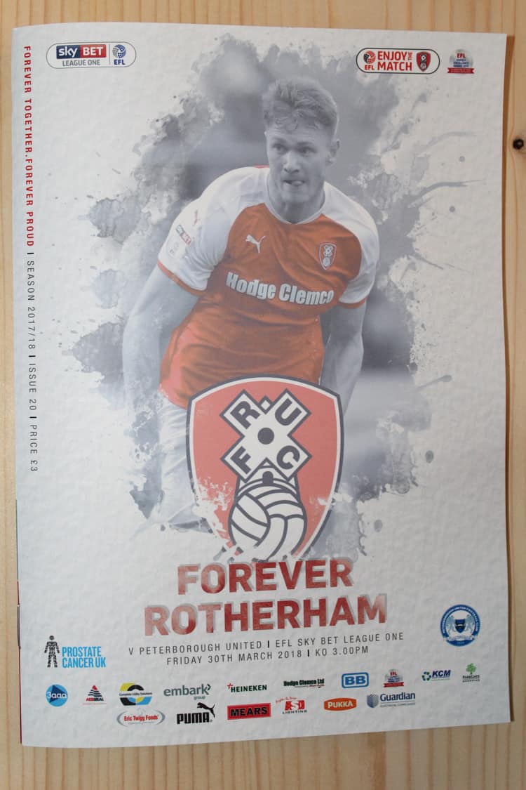 Rotherham United FC v Peterborough United FC